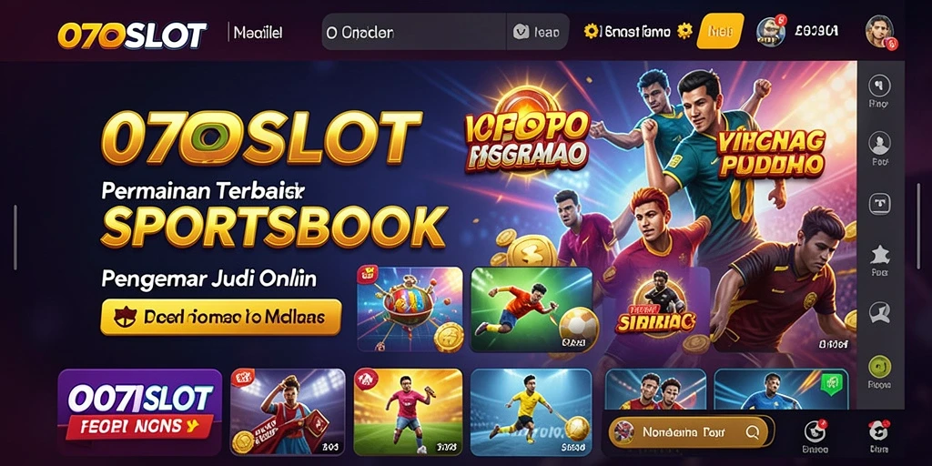 Tampilan gameplay Sportsbook 070SLOT yang menarik dan interaktif.