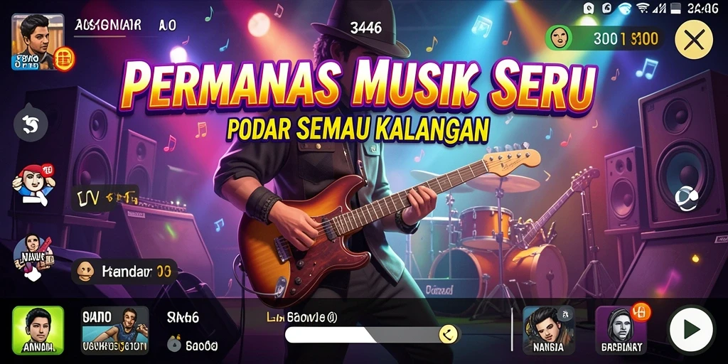 Tampilan gameplay seru dari aplikasi 3446 yang menghibur.