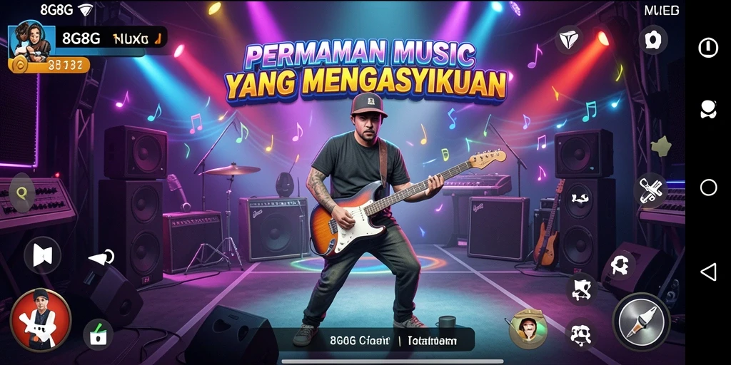 Tampilan gameplay 8G8G yang seru dan interaktif.