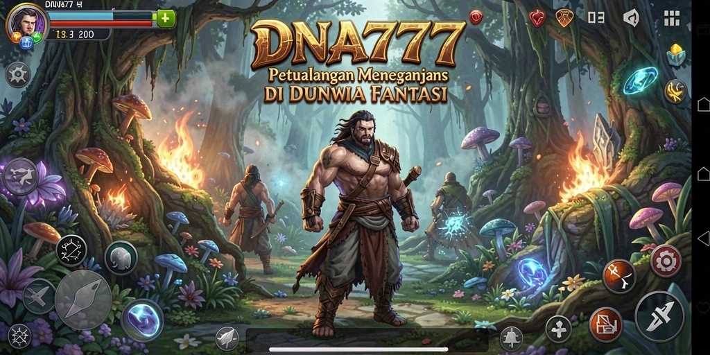 Tangkapan layar gameplay DNA777 yang menunjukkan aksi petualangan mendebarkan.