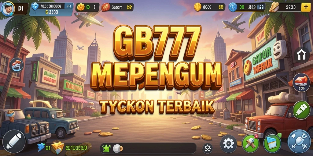 Tampilan gameplay GB777 yang seru dalam membangun kerajaan bisnis.