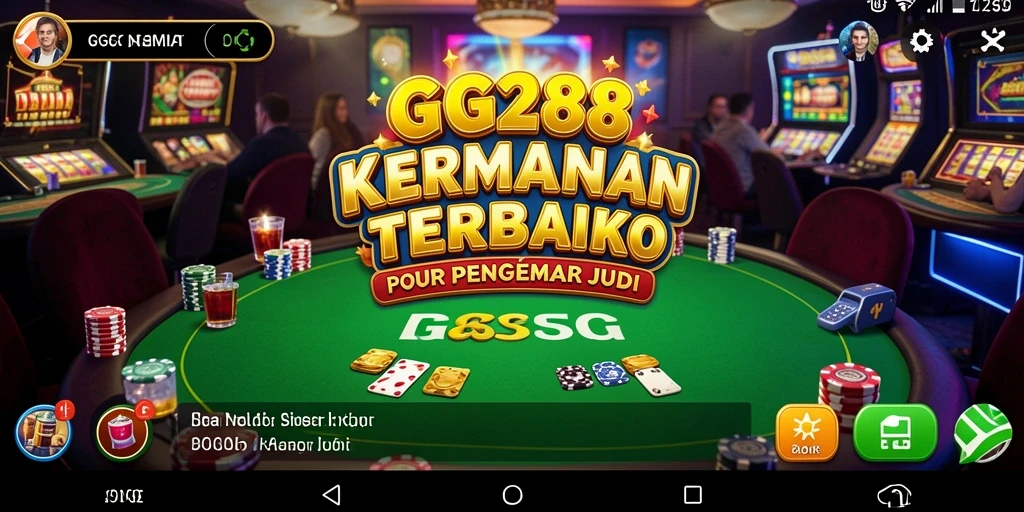 Tampilan gameplay Kasino yang menarik dan interaktif di GG288.