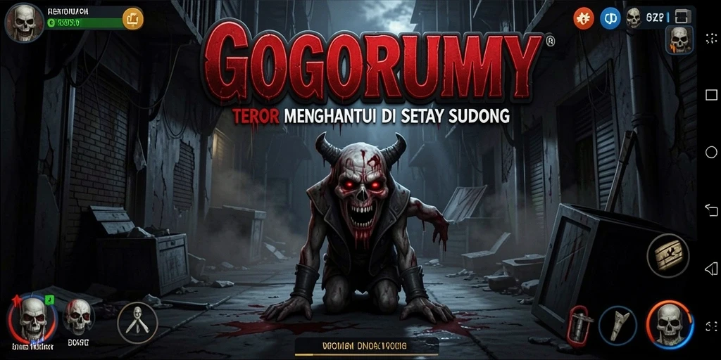 Gameplay GOGORUMMY yang penuh teror dan ketegangan.