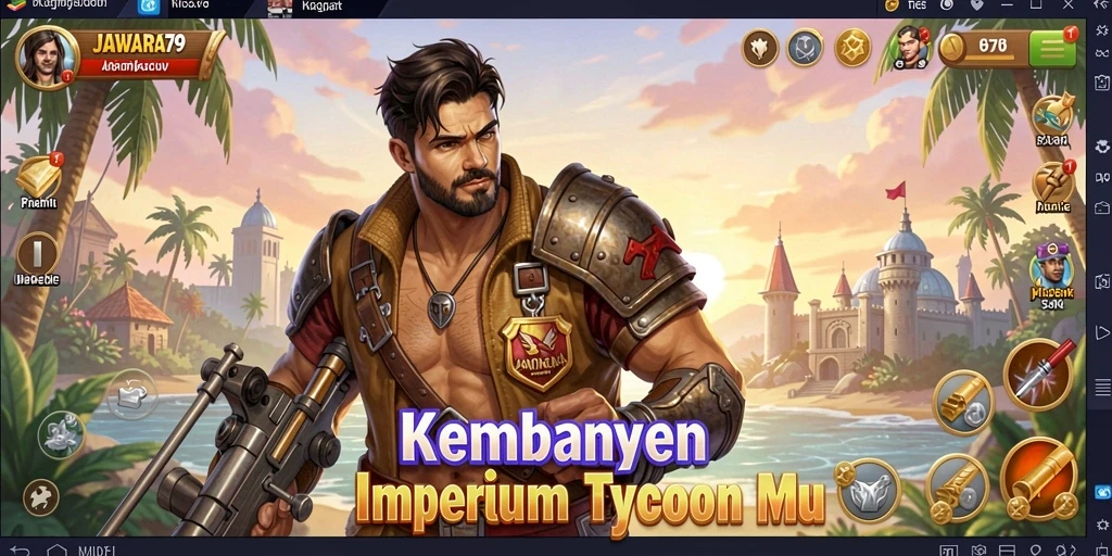 Tangkapan layar menampilkan dinamika permainan Tycoon JAWARA79.