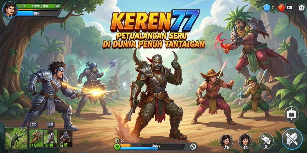 Tampilan gameplay KEREN77 yang menakjubkan dan penuh aksi.