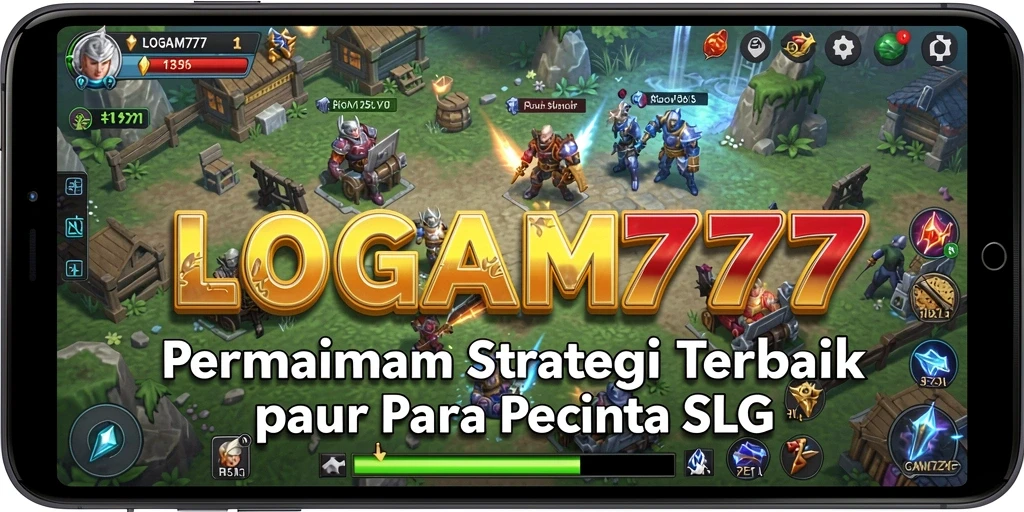 Menampilkan aksi seru dari gameplay strategi LOGAM777.