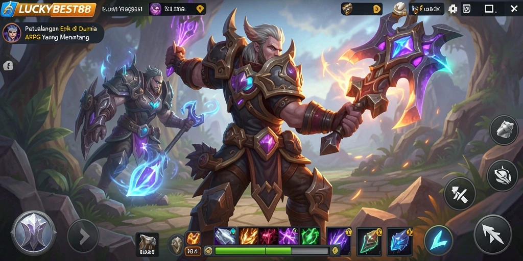 Gameplay seru dan grafis memukau dalam LUCKYBEST88 saat berpetualang.