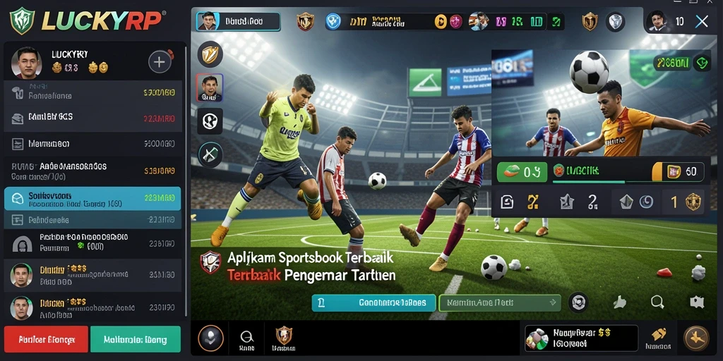 Tampilan gameplay dari LUCKYRP yang menarik dan interaktif.