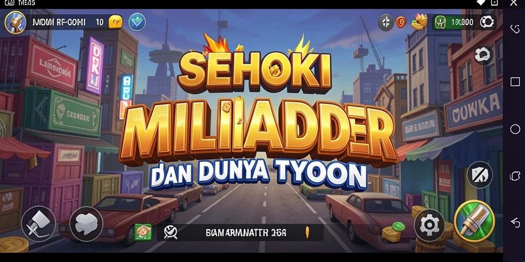 Tampilan gameplay SEHOKI yang menarik dan menantang dalam membangun bisnis.