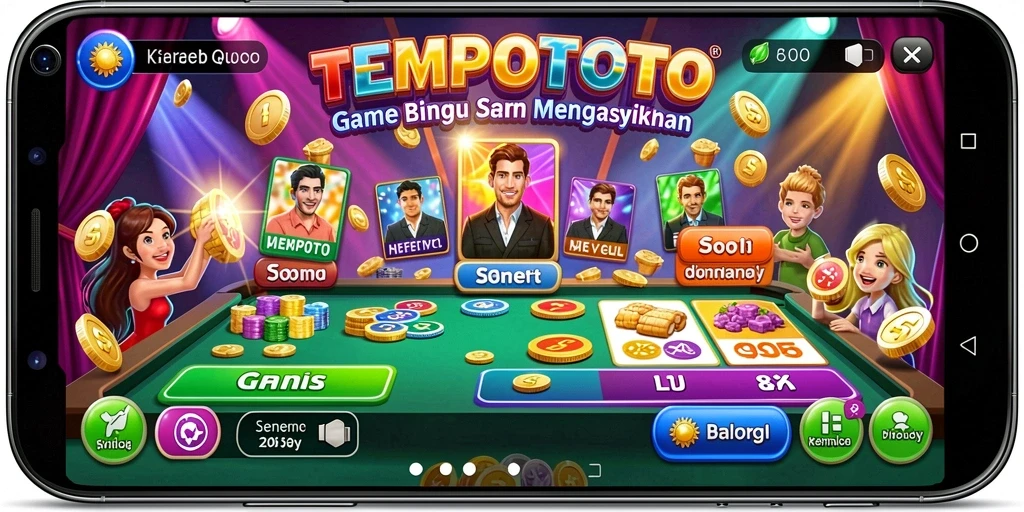 Screenshot gameplay TEMPOTOTO yang seru dan interaktif.