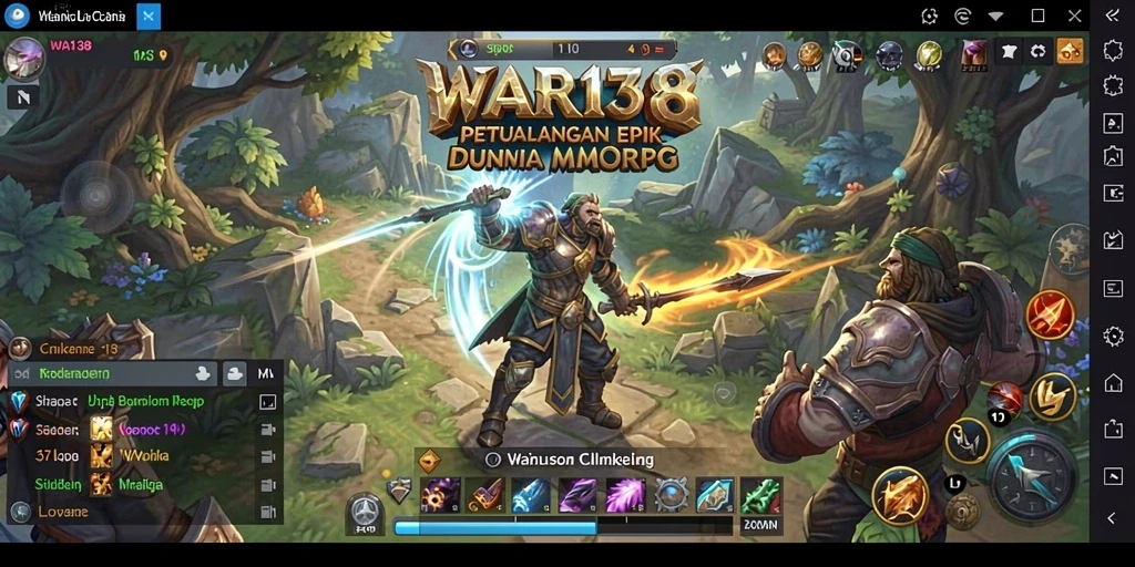 Tangkapan layar gameplay WAR138 menampilkan aksi pertempuran yang mendebarkan.